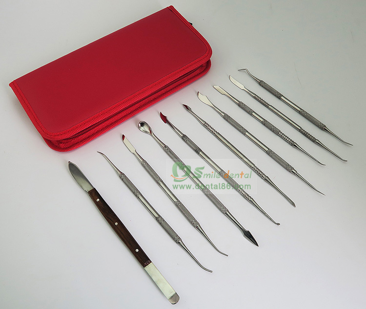 SK182 Dental Lab Kit Wax Carving Tool Set